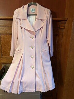 Rickie Freeman For Teri Jon Pink Coat